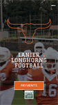 Mobile Screenshot of lanierfootball.com